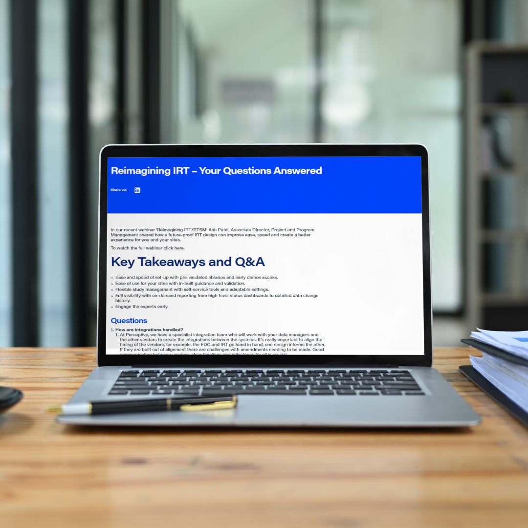 Reimagining IRT – Your Questions Answered