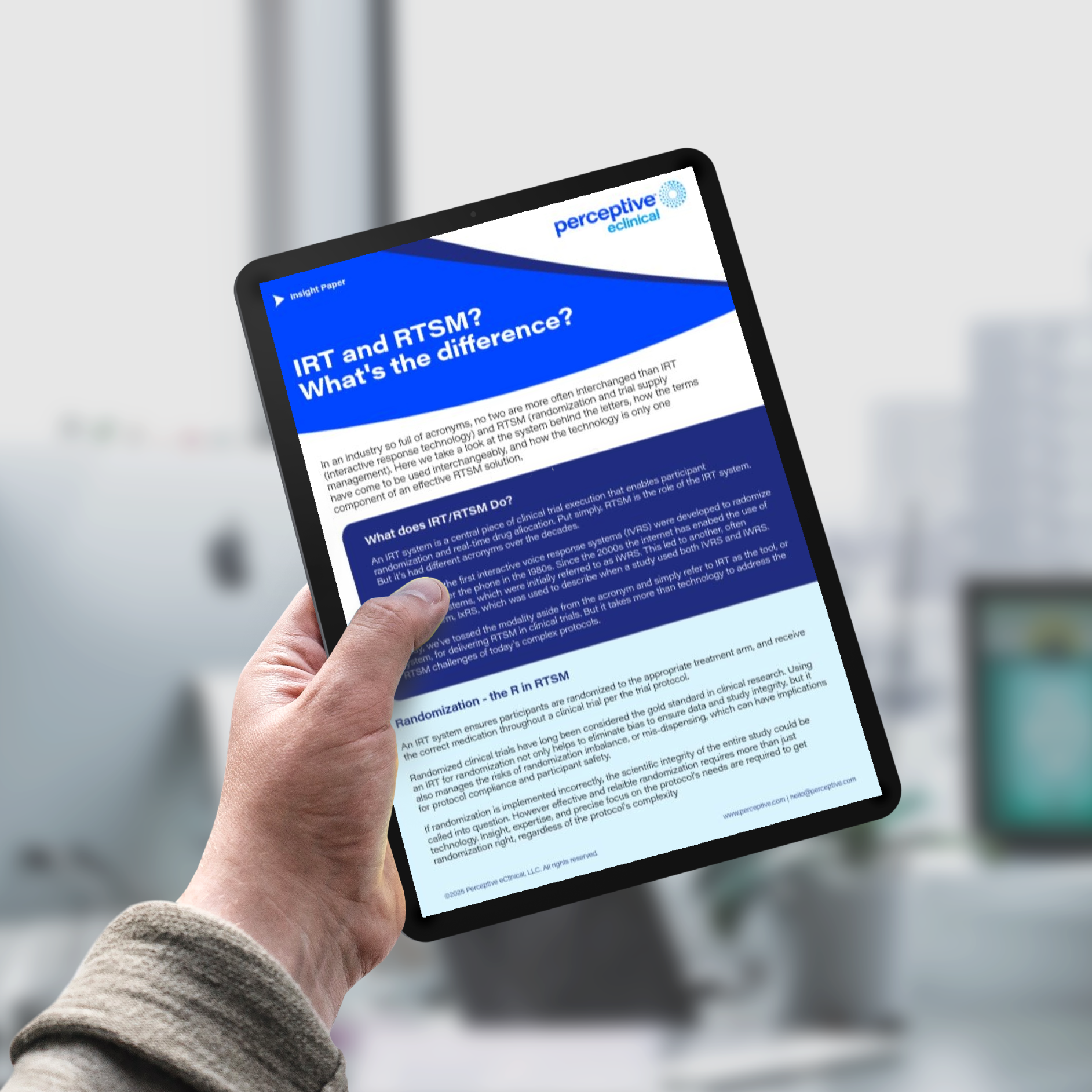 What is IRT and RTSM?