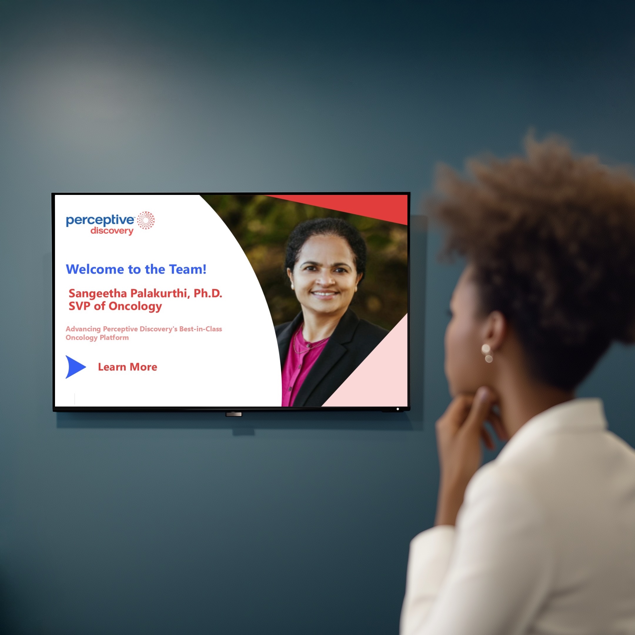 Perceptive Discovery Appoints Sangeetha Palakurthi